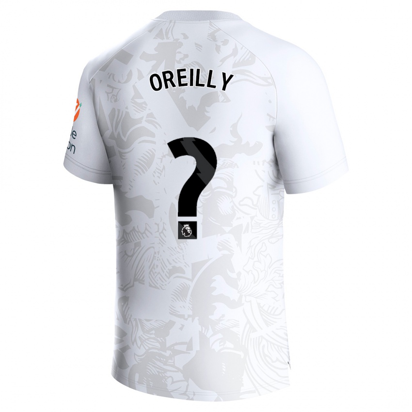 Homem Camisola Aaron Oreilly #0 Branco Alternativa 2023/24 Camisa Brasil