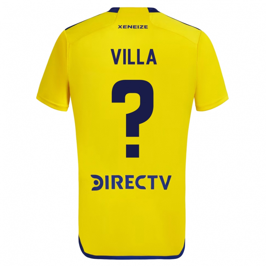 Homem Camisola Sebastian Villa #0 Amarelo Alternativa 2023/24 Camisa Brasil