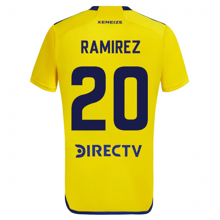 Homem Camisola Juan Ramirez #20 Amarelo Alternativa 2023/24 Camisa Brasil