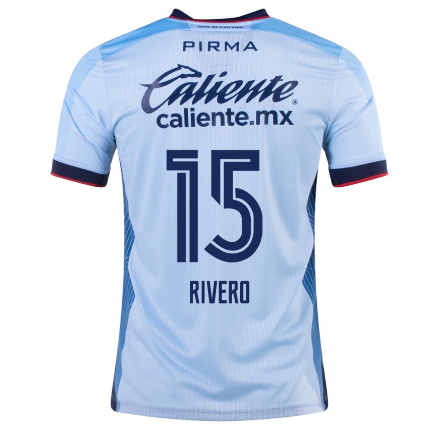 Homem Camisola Ignacio Rivero #15 Céu Azul Alternativa 2023/24 Camisa Brasil