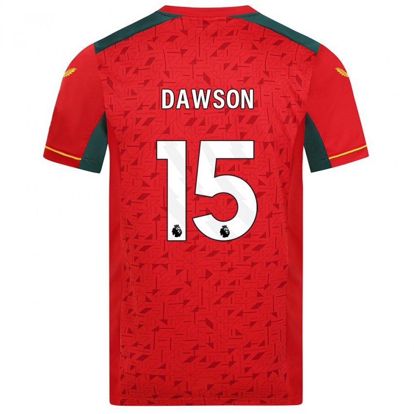 Mulher Camisola Craig Dawson #15 Vermelho Alternativa 2023/24 Camisa Brasil