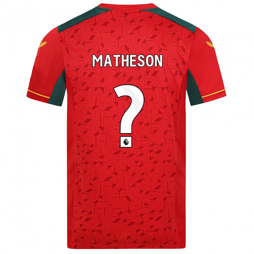 Mulher Camisola Luke Matheson #0 Vermelho Alternativa 2023/24 Camisa Brasil