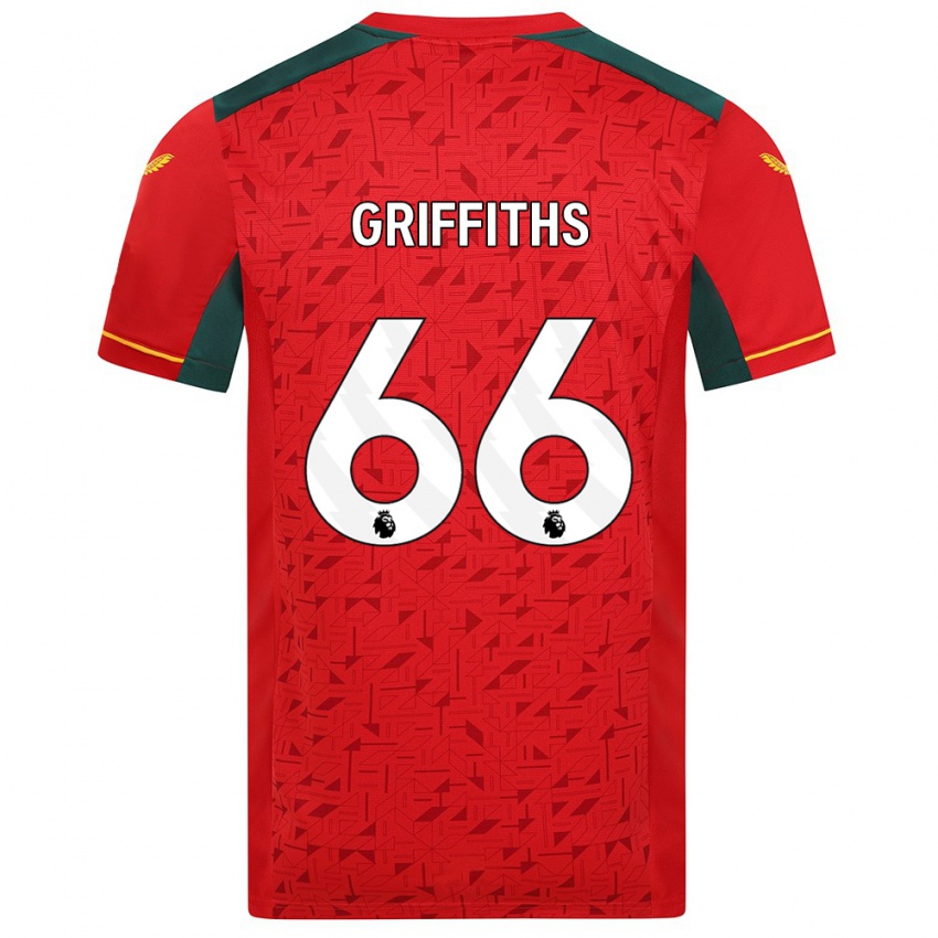 Mulher Camisola Harvey Griffiths #66 Vermelho Alternativa 2023/24 Camisa Brasil