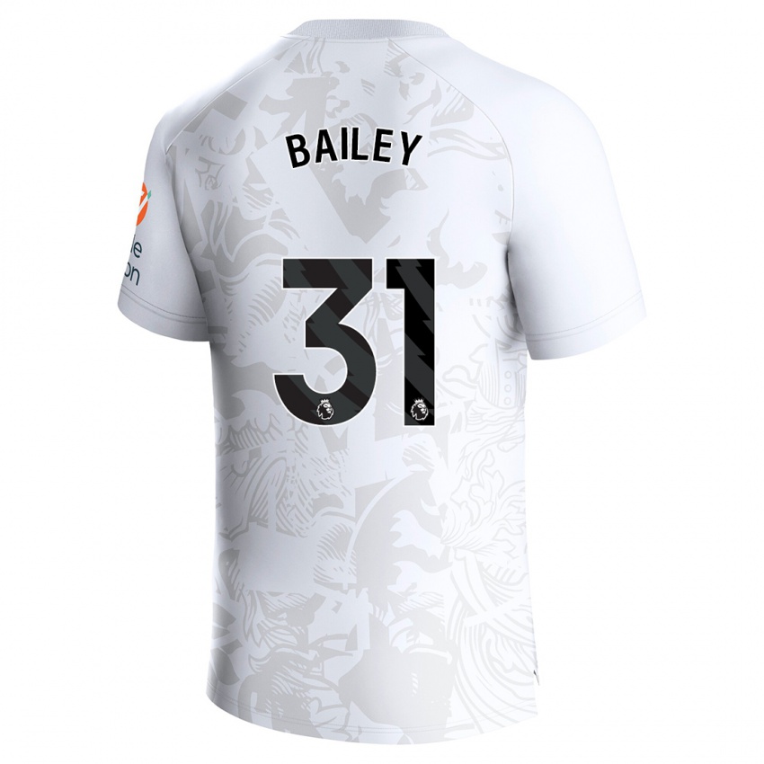 Mulher Camisola Leon Bailey #31 Branco Alternativa 2023/24 Camisa Brasil