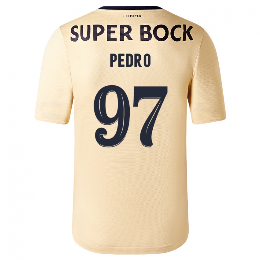 Mulher Camisola Zé Pedro #97 Bege-Dourado Alternativa 2023/24 Camisa Brasil