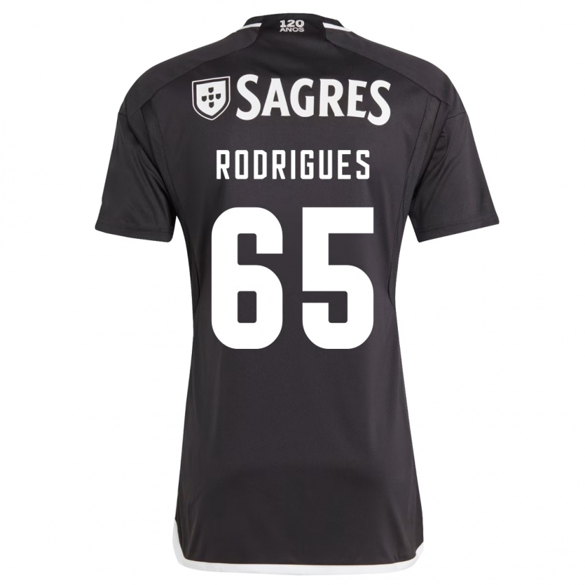Mulher Camisola Rafael Rodrigues #65 Preto Alternativa 2023/24 Camisa Brasil