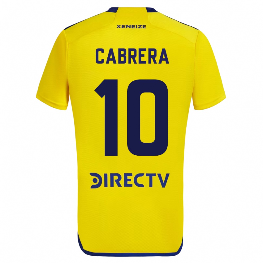 Mulher Camisola Micaela Cabrera #10 Amarelo Alternativa 2023/24 Camisa Brasil