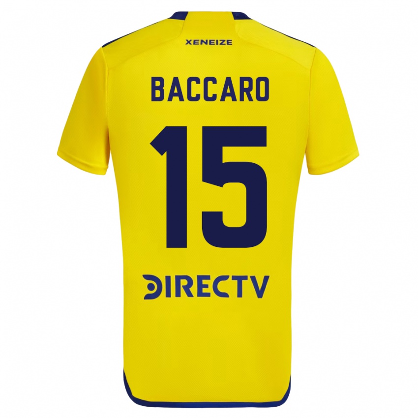Mulher Camisola Camila Baccaro #15 Amarelo Alternativa 2023/24 Camisa Brasil