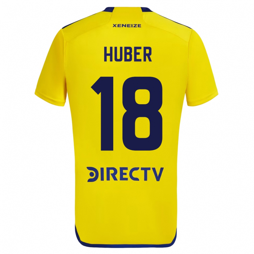 Mulher Camisola Clarisa Huber #18 Amarelo Alternativa 2023/24 Camisa Brasil