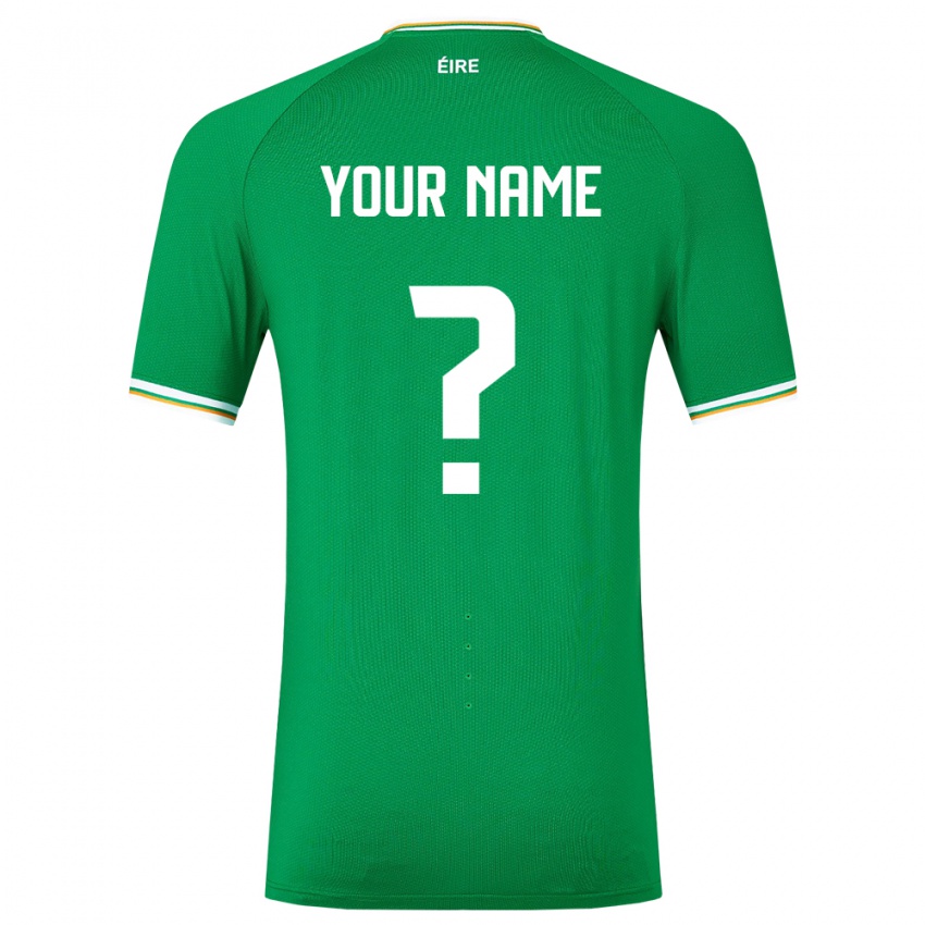 Criança Camisola Irlanda Seu Nome #0 Verde Principal 24-26 Camisa Brasil