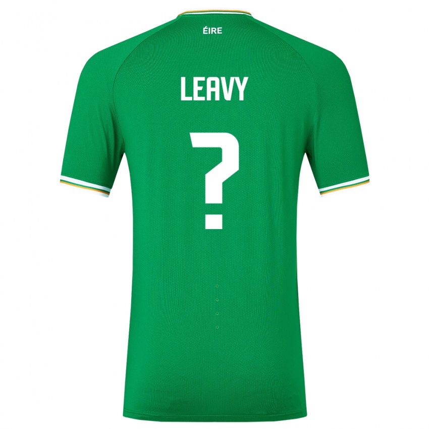 Criança Camisola Irlanda Kian Leavy #0 Verde Principal 24-26 Camisa Brasil