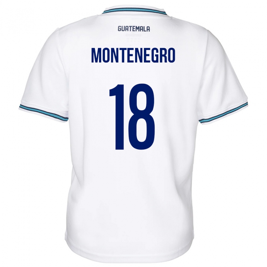 Criança Camisola Guatemala Vivian Montenegro #18 Branco Principal 24-26 Camisa Brasil