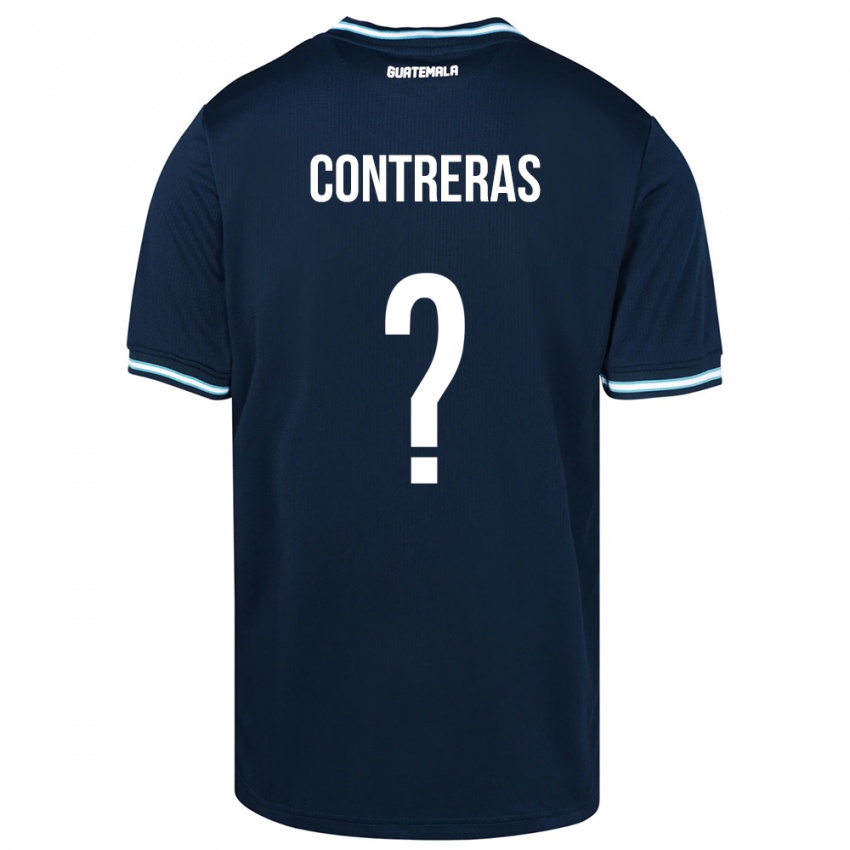 Criança Camisola Guatemala Betzael Contreras #0 Azul Alternativa 24-26 Camisa Brasil