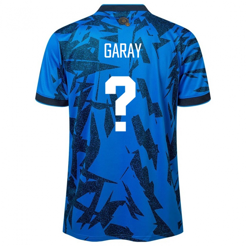 Homem Camisola El Salvador Enzo Garay #0 Azul Principal 24-26 Camisa Brasil