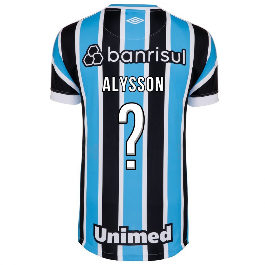 Criança Camisola Alysson #0 Azul Principal 2023/24 Camisa Brasil