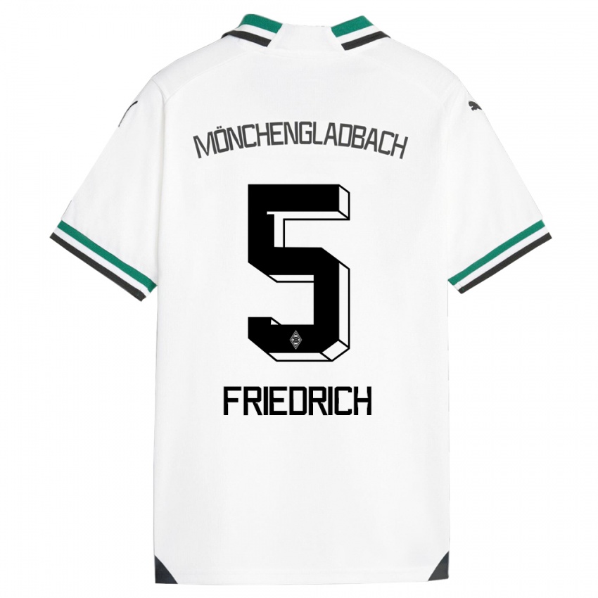 Criança Camisola Marvin Friedrich #5 Branco Verde Principal 2023/24 Camisa Brasil