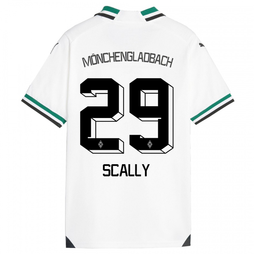 Criança Camisola Joe Scally #29 Branco Verde Principal 2023/24 Camisa Brasil