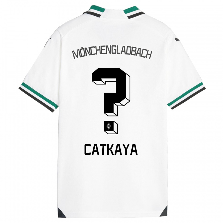 Criança Camisola Talha Catkaya #0 Branco Verde Principal 2023/24 Camisa Brasil