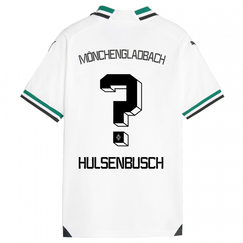 Criança Camisola Daniel Hülsenbusch #0 Branco Verde Principal 2023/24 Camisa Brasil