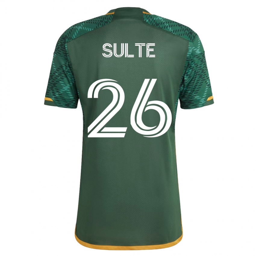 Criança Camisola Hunter Sulte #26 Verde Principal 2023/24 Camisa Brasil