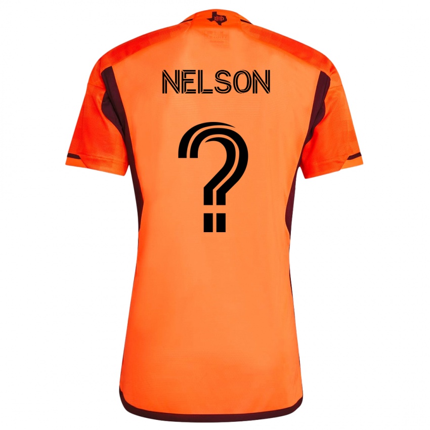 Criança Camisola Michael Nelson #0 Laranja Principal 2023/24 Camisa Brasil