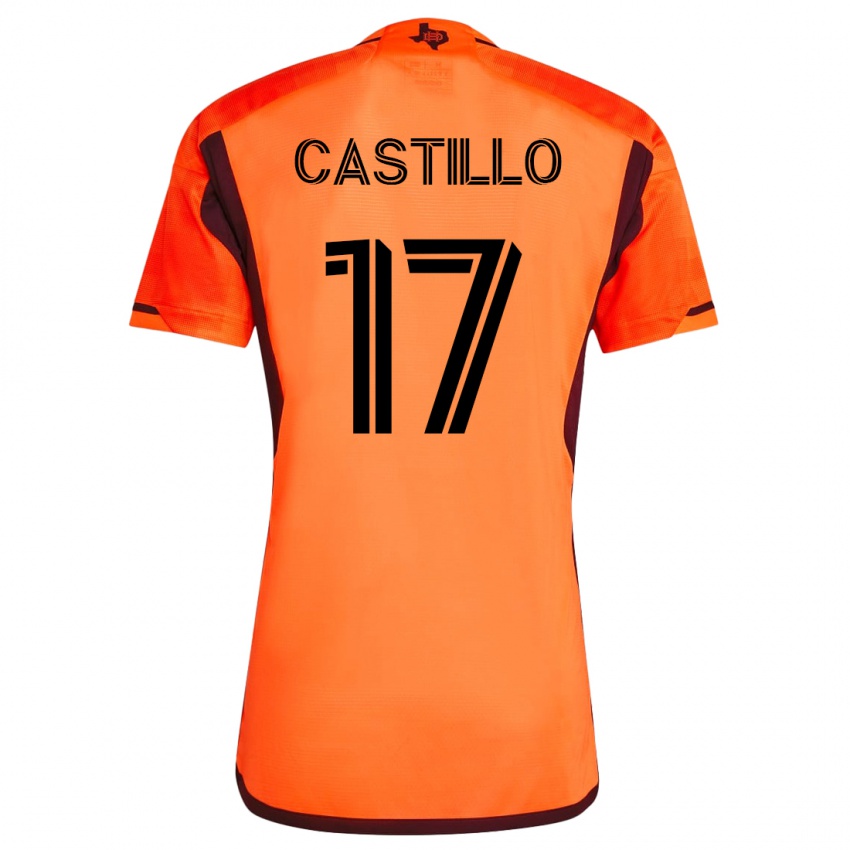 Criança Camisola Joyner Castillo #17 Laranja Principal 2023/24 Camisa Brasil