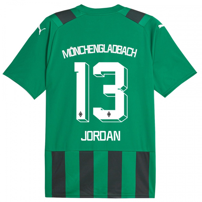 Criança Camisola Jordan #13 Preto Verde Alternativa 2023/24 Camisa Brasil