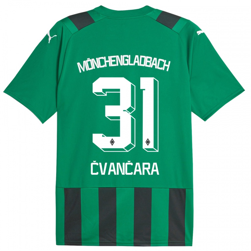 Criança Camisola Tomas Cvancara #31 Preto Verde Alternativa 2023/24 Camisa Brasil