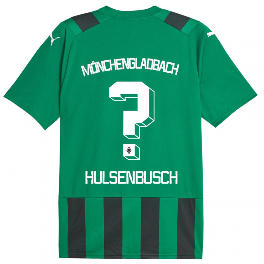 Criança Camisola Daniel Hülsenbusch #0 Preto Verde Alternativa 2023/24 Camisa Brasil