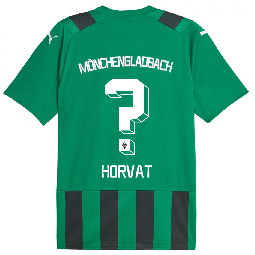 Criança Camisola Niko Horvat #0 Preto Verde Alternativa 2023/24 Camisa Brasil