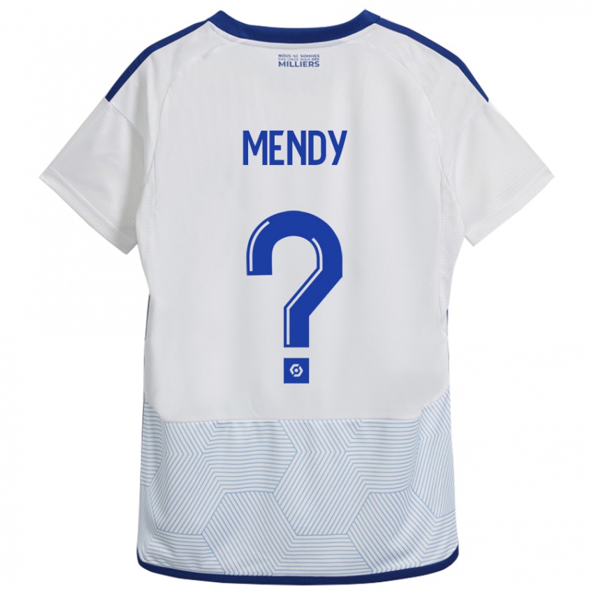 Criança Camisola François Mendy #0 Branco Alternativa 2023/24 Camisa Brasil