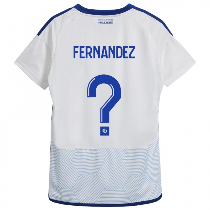 Criança Camisola Elies Araar Fernandez #0 Branco Alternativa 2023/24 Camisa Brasil