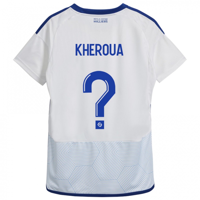 Criança Camisola Nail Kheroua #0 Branco Alternativa 2023/24 Camisa Brasil