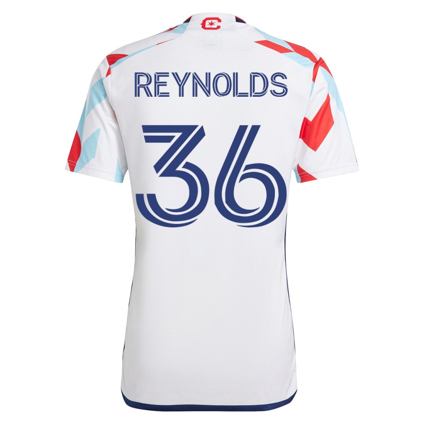 Criança Camisola Justin Reynolds #36 Branco Azul Alternativa 2023/24 Camisa Brasil