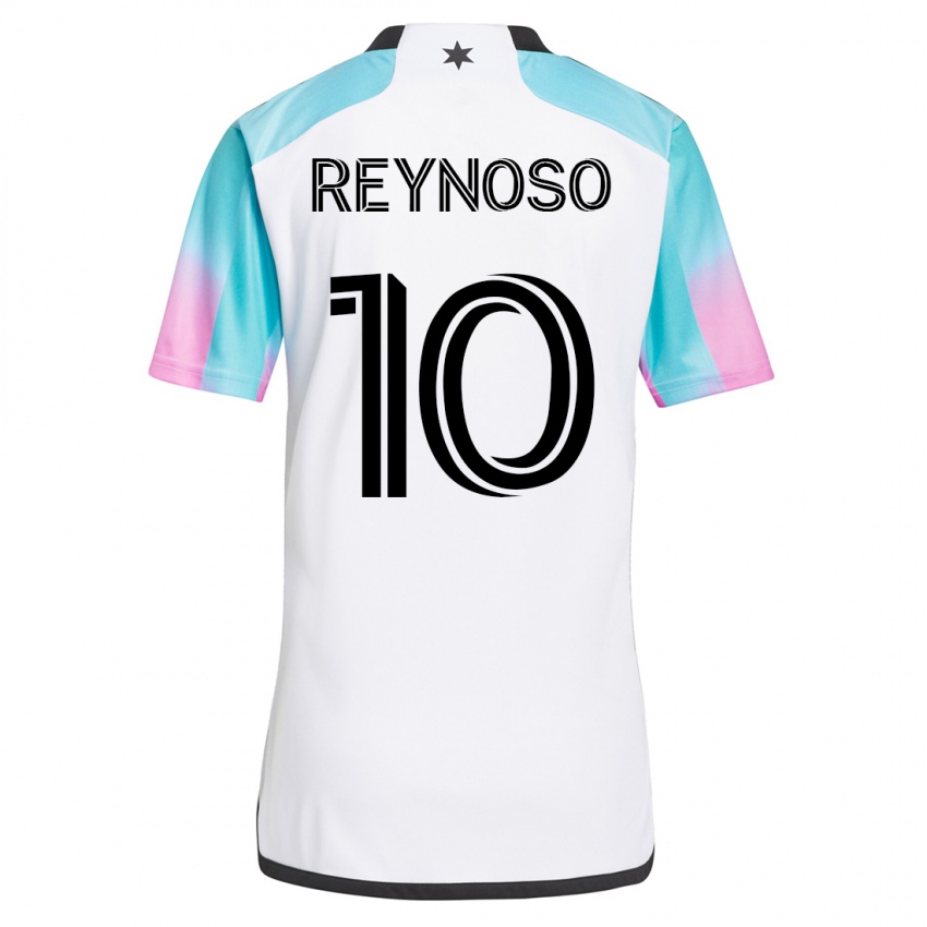 Criança Camisola Emanuel Reynoso #10 Branco Alternativa 2023/24 Camisa Brasil