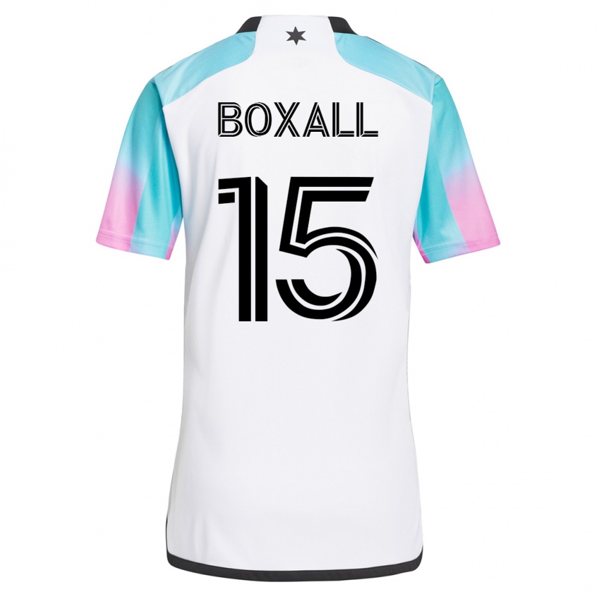 Criança Camisola Michael Boxall #15 Branco Alternativa 2023/24 Camisa Brasil