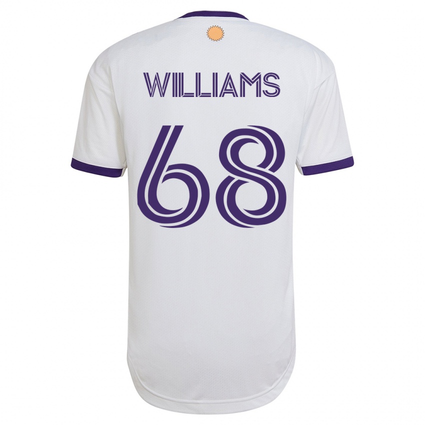 Criança Camisola Thomas Williams #68 Branco Alternativa 2023/24 Camisa Brasil