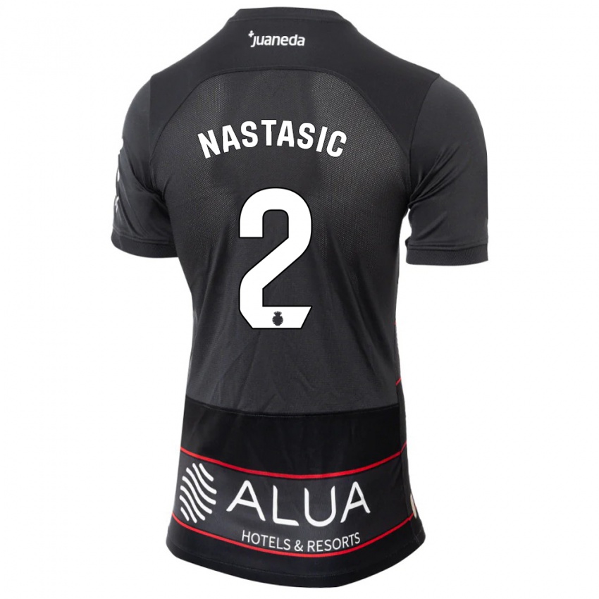 Criança Camisola Matija Nastasic #2 Preto Alternativa 2023/24 Camisa Brasil
