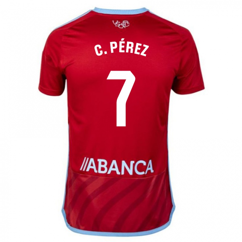 Criança Camisola Carles Pérez #7 Vermelho Alternativa 2023/24 Camisa Brasil