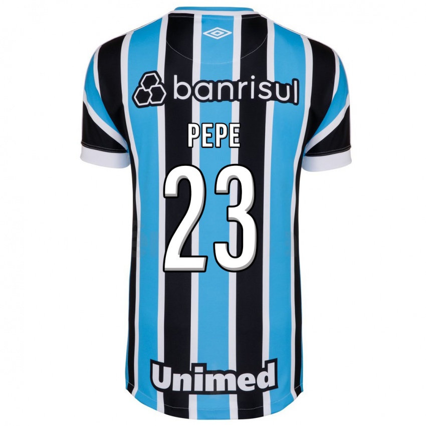 Homem Camisola Pepê #23 Azul Principal 2023/24 Camisa Brasil