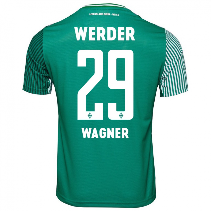 Homem Camisola Paul Wagner #29 Verde Principal 2023/24 Camisa Brasil