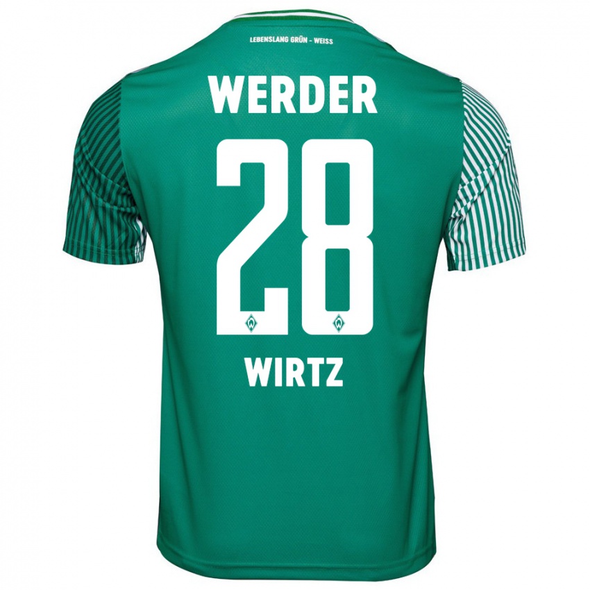 Homem Camisola Juliane Wirtz #28 Verde Principal 2023/24 Camisa Brasil