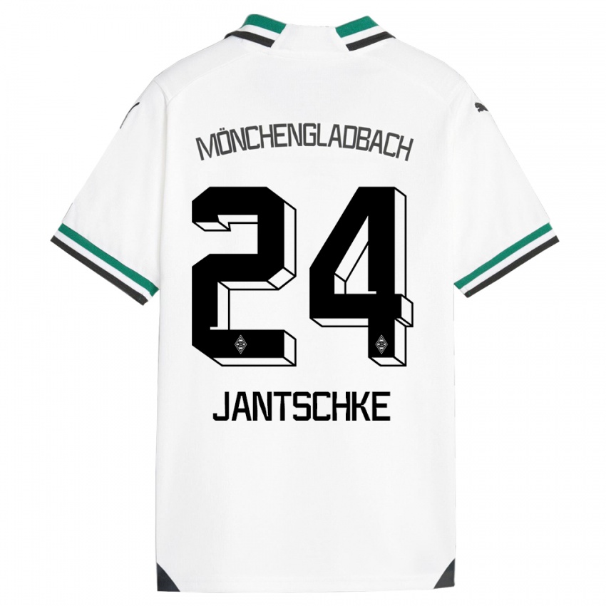 Homem Camisola Tony Jantschke #24 Branco Verde Principal 2023/24 Camisa Brasil