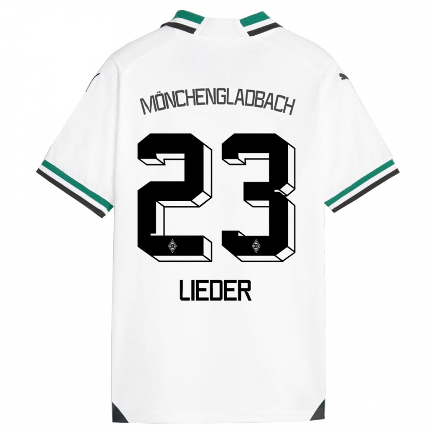 Homem Camisola Michel Lieder #23 Branco Verde Principal 2023/24 Camisa Brasil