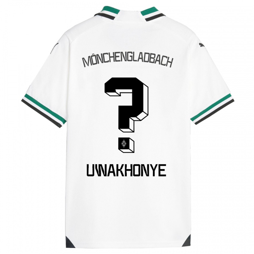 Homem Camisola Joshua Uwakhonye #0 Branco Verde Principal 2023/24 Camisa Brasil