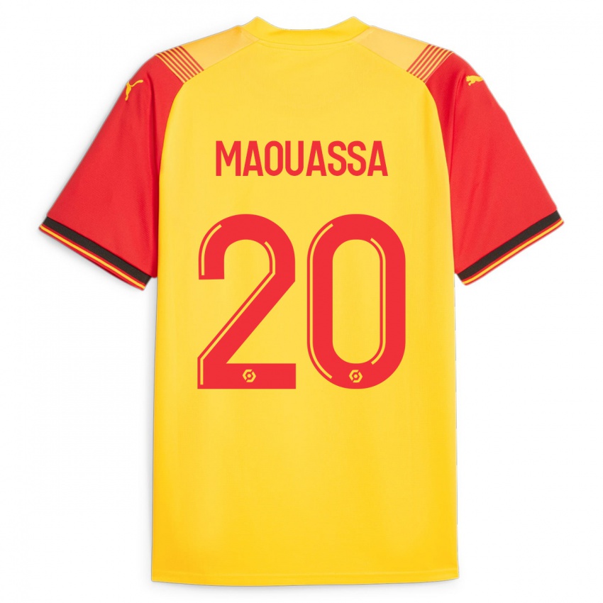 Homem Camisola Faitout Maouassa #20 Amarelo Principal 2023/24 Camisa Brasil