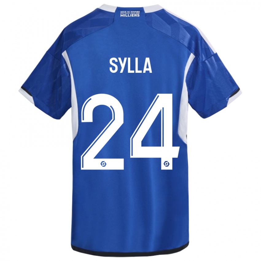 Homem Camisola Abakar Sylla #24 Azul Principal 2023/24 Camisa Brasil