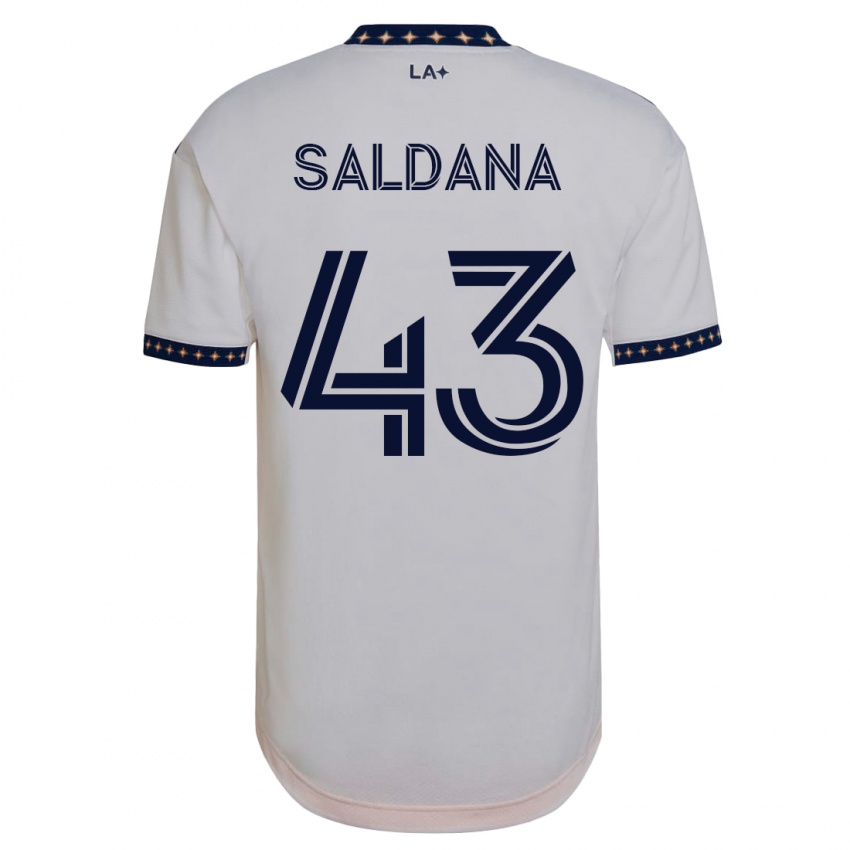 Homem Camisola Adam Saldaña #43 Branco Principal 2023/24 Camisa Brasil