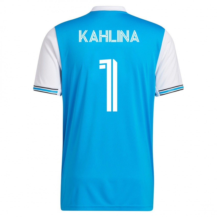 Homem Camisola Kristijan Kahlina #1 Azul Principal 2023/24 Camisa Brasil