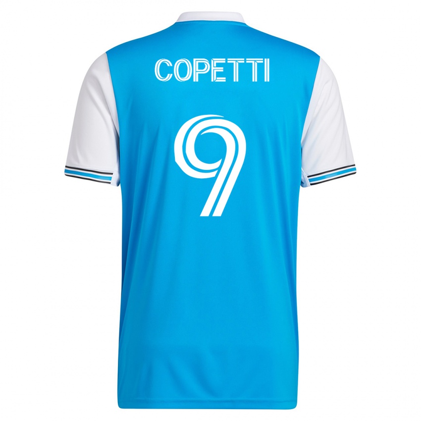 Homem Camisola Enzo Copetti #9 Azul Principal 2023/24 Camisa Brasil